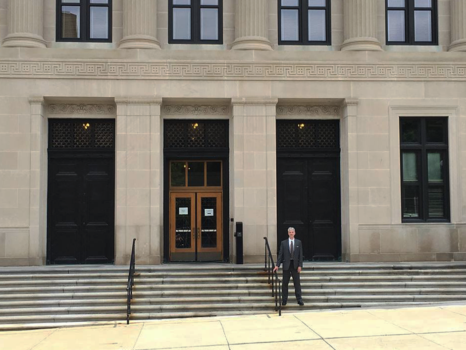 Paul R. Edwards at Courthouse